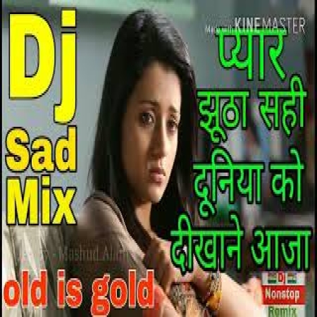 Pyaar Jhutha Sahi Duniya Ko Dikhane Aaja Sad Old Dj Remix